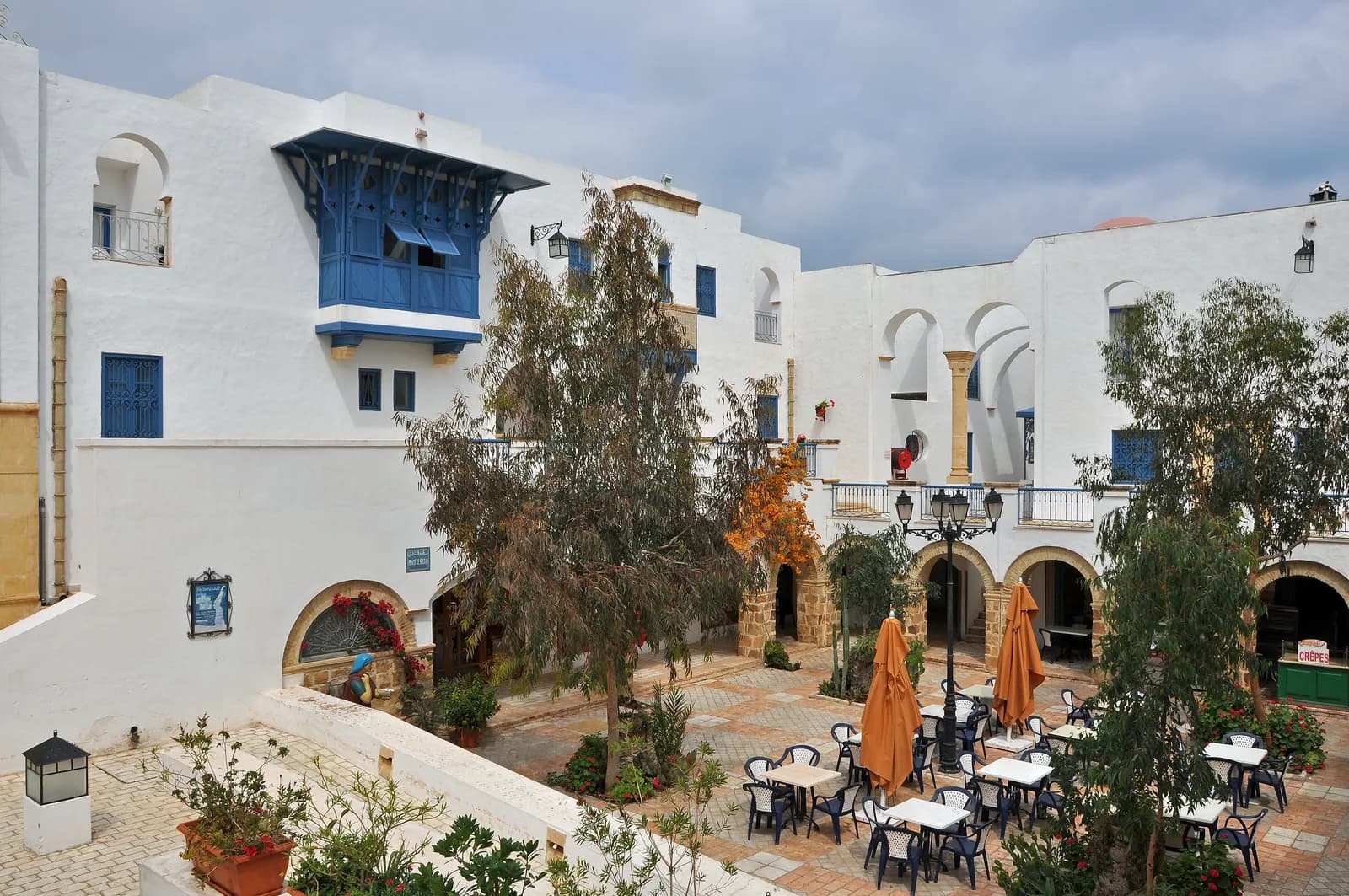 Wybrzeże Hammametu z zabudową kurortową
